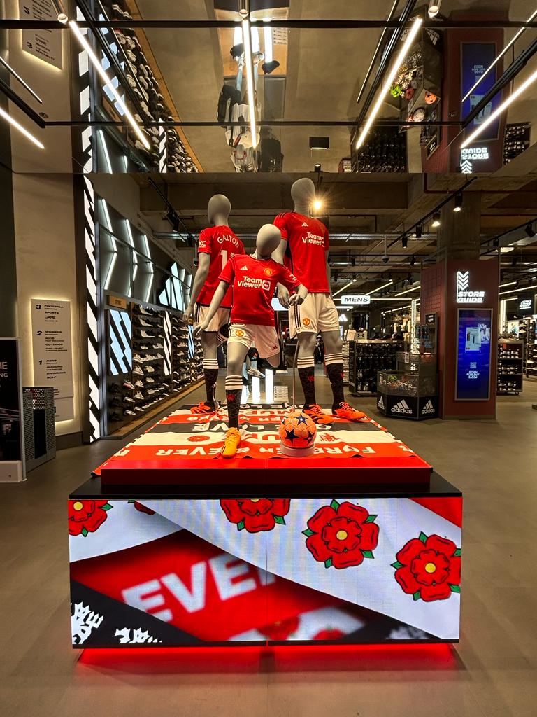 Brand Visibility Adidas Manchester United Kit Launch Zone