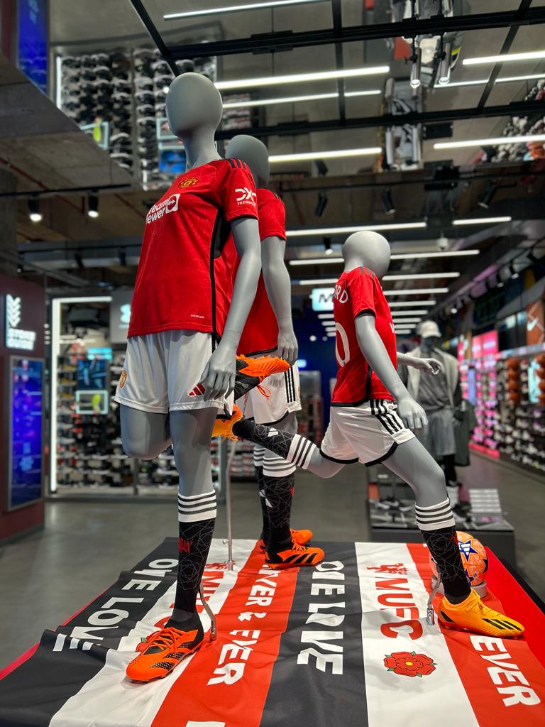 Brand Visibility Adidas Manchester United Kit Launch Zone