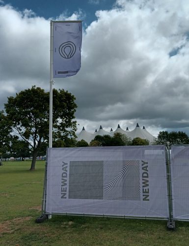 Big Top Newday Flag Volunteering